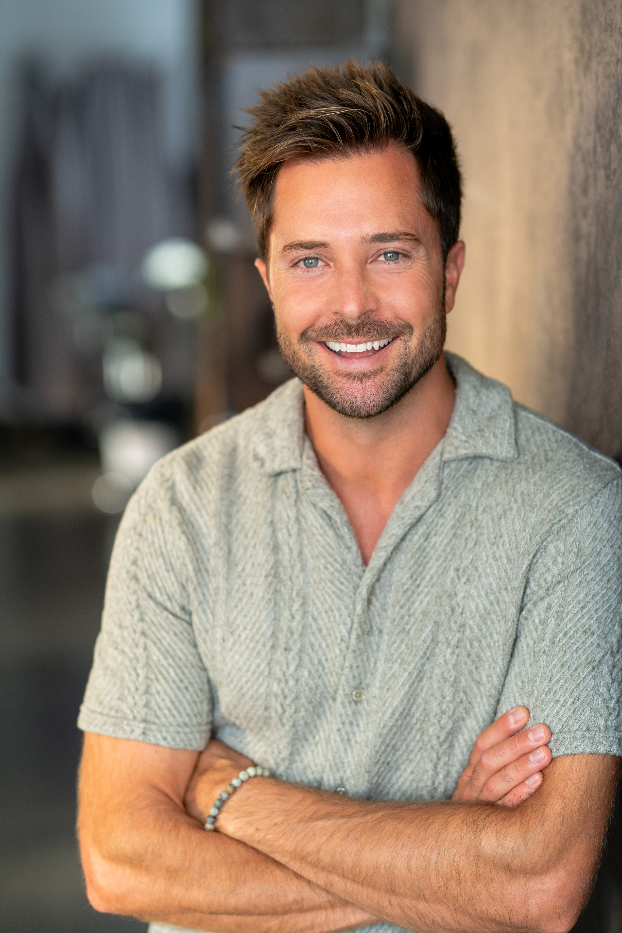 Modern men's portrait headshot